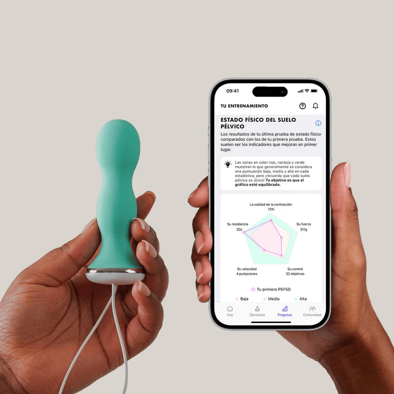 Ejercitador de suelo pélvico con App